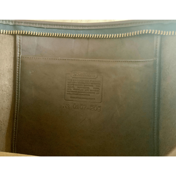 Vintage Coach Zip Portfolio Document  Laptop Case 5225 - Picture 7 of 11
